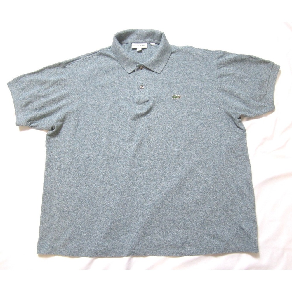 Lacoste Classic Fit Polo Shirt Mens XL Heather Short Sleeve (M527) Made in Peru